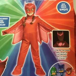 PJ Masks Glow-in-the-Dark Owlette Costume NEW 2T